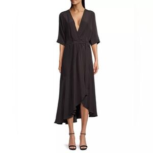 Ginger & Smart Beloved Midi Wrap Dress Silk Wedding Guest Mother of the Bride 12